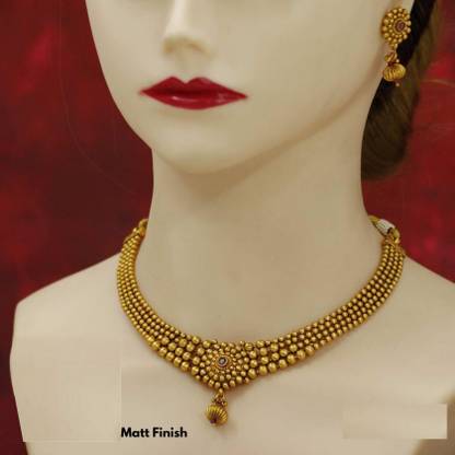 Aadish Art Jewelery Copper Jewel Set