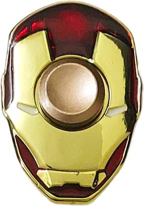KARBD Iron Man Face Fidget Spinner Ultra Speed Metal Hand Spinner Toy