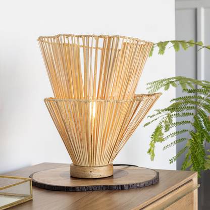 Orange Tree Klimt Cane Table Lamp