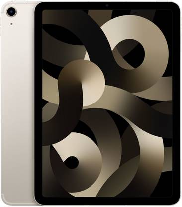 Apple iPad Air (5th gen) 64 GB ROM 10.9 Inch with Wi-Fi+5G (Star Light)