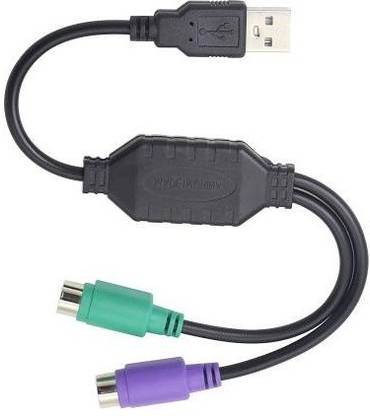Etake USB To PS2 Converter Cable Connect for Keyboard Mouse USB Connector USB Adapter