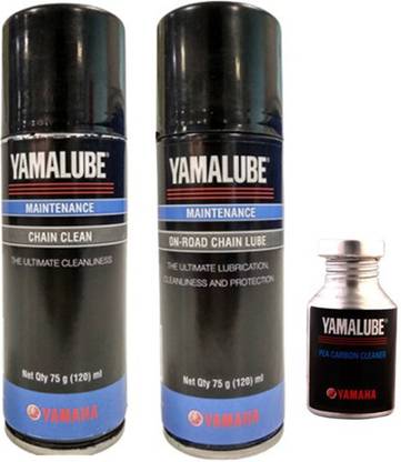YAMAHA Pea Carbon Cleaner 50ml & Chain Lube & Chain Cleaner 120ml Chain Oil
