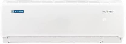 [For Axis Bank Credit Card Emi] Blue Star Convertible 4-in-1 Cooling 1 Ton 5 Star Split Inverter AC – White  (IA512ILU, Copper Condenser)