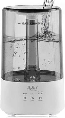 Allin Exporters 191 Top Fill Humidifier with Touch Screen, Night Light & Oil Tray (3.2L) Portable Room Air Purifier