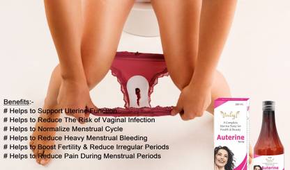 Atulya Medilink Herbal Syrup for Premenstrual Syndrome & Premenstrual Dysmenorrhea, Menorrhagia, Metrorrhagia