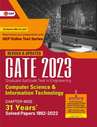 GATE 2023 : Computer Science and Information Technology - 31 year's Chapter wise Solved Papers (1992-2022) by GKP