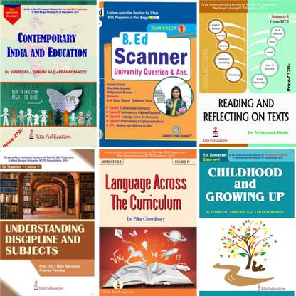 B.Ed 1st Semester All Book Set (Rita Publication)