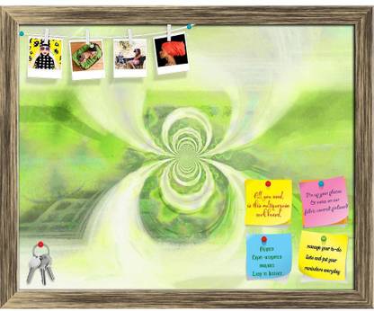 Artzfolio Abstract Artwork Notice Pin Board Soft Board with Push Pins Cork Bulletin Board