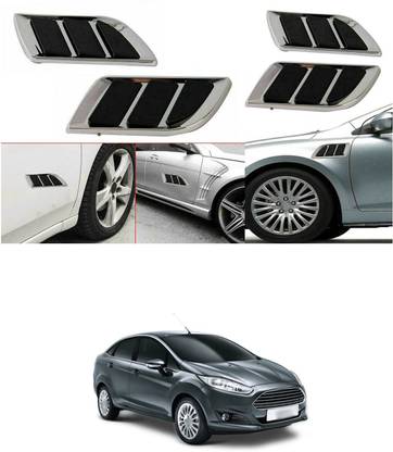 PROEDITION Car Hood Vent Exterior Side Scoop Hood Cover,Exterior Hood Air Vent Trim 24 Matte, Glossy Ford Fiesta Side Garnish