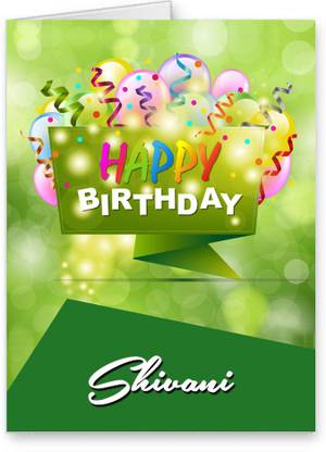 Midas Craft Happy Birthday Shivani Best Wishes Quotes 25 Greeting Card