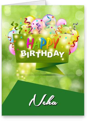 Midas Craft Happy Birthday Neha Best Wishes Quotes 25 Greeting Card