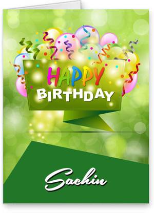 Midas Craft Happy Birthday Sachin Best Wishes Quotes 25 Greeting Card