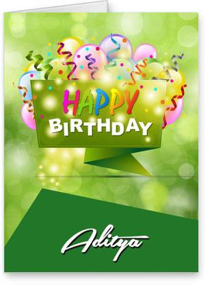 Midas Craft Happy Birthday Aditya Best Wishes Quotes 25 Greeting Card