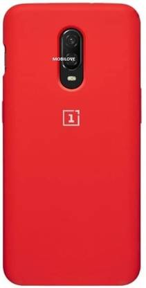 MOBILOVE Back Cover for OnePlus 6T | Pure Liquid Soft Matte Silicone Case