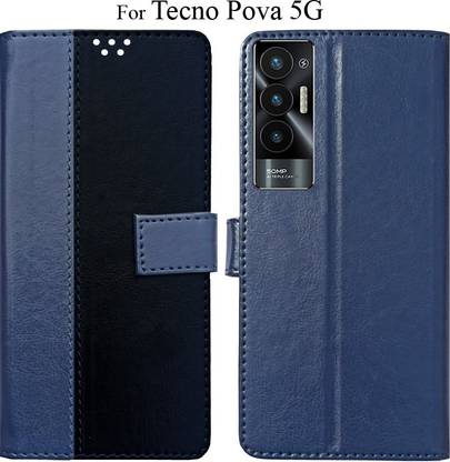 MAXSHOPY Flip Cover for Tecno Pova 5G