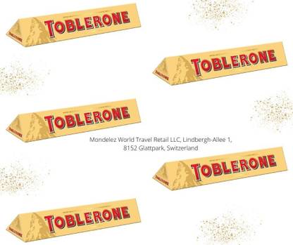 Toblerone Swiss Milk Chocolate With Honey & Almond Nougat (IMPORTED FROM SWITZERLAND) Bars