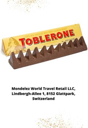 Toblerone Swiss Milk Chocolate With Honey & Almond Nougat (IMPORTED FROM SWITZERLAND) Bars