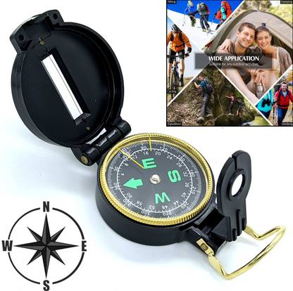 CMM PS Waterproof Outdoor Camping Hiking Travel Multi-functional Compass 1Year Warranty Compass