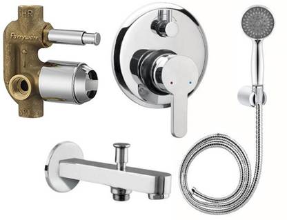 Parryware diverter body,diverter upper trim, tip ton Spout with hand shower 9818003 Diverter Faucet