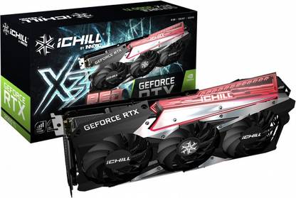 Inno3D NVIDIA GEFORCE RTX 3060 Ti iChill X3 RED LHR 8 GB GDDR6 Graphics Card at Rs. 44999