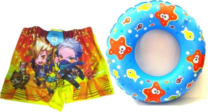 Drauss Boy's Printed Swimming Combo (6-8 Years)(Colour and Print as per availability) Swimming Kit