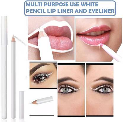 MYEONG MULTI PURPOSE USE WHITE PENCIL LIP LINER FOR GIRLS AND WOMEN
