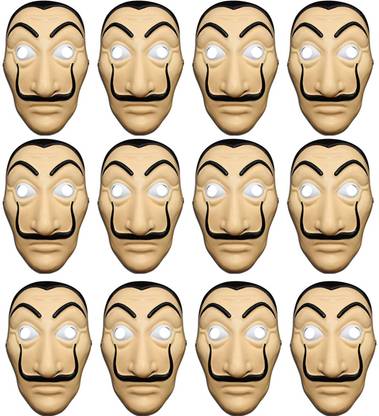ShubhKraft Money Heist Party Mask For Kids Boys / Men Birthday Return Gift Item In Bulk Party Mask