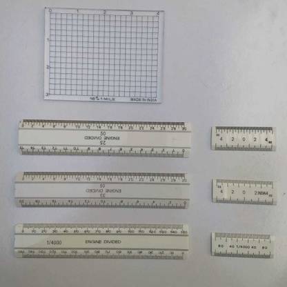 UEI PATWARI SCALES COMBO OF 7 ITEMS WITH TAANK Height Gauge
