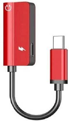 SANNO WORLD USB Type C Cable 2 A 1 m Type C Charging Plus Audio Jack Aux 3.5 mm Headset Headphone, 2 in 1 Adapter