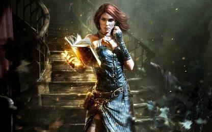 TRISS MERIGOLD THE WITCHES WALLPAPER ON FINE ART PAPER HD QUALITY WALLPAPER POSTER Fine Art Print