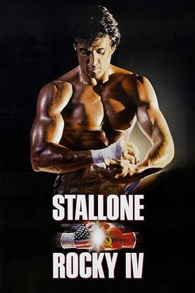 Stallone rocky 4 ON GOOD QUALITY HD QUALITY WALLPAPER POSTER Fine Art Print