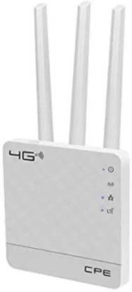 Wedron 300H Plug & Play, with Micro SIM Card Slot, WiFi Router 4G Router 2.4 GHz 300 Mbps Wifi Speed Dual Band External Antenna MiFi (Sim Based)