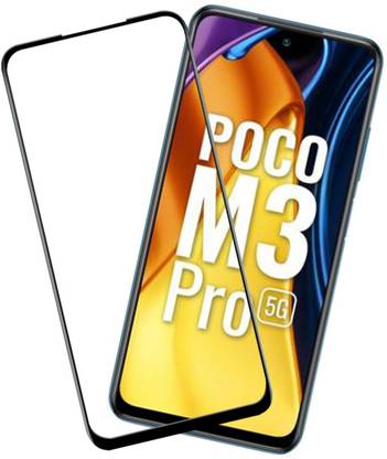 HRIPRITHI Edge To Edge Screen Guard for Poco M3 pro 5g