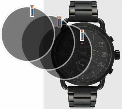 QZXCEON Screen Guard for TOMMY HILFIGER NBTH1791423 Analog SMARTWATCH SCREEN
