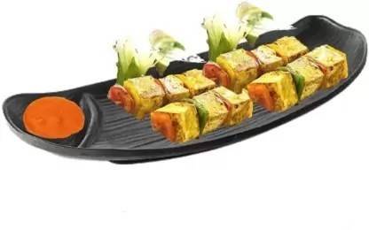 PKMSHO Melamine Floater Snacks Serving Platter Decorative Food Tray for Kitchen Butter Dish Serving Set