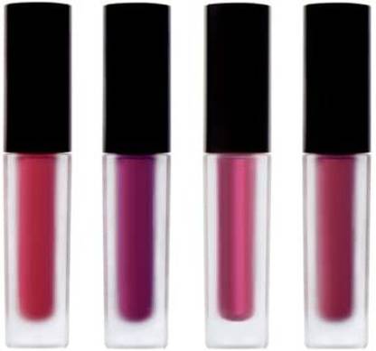 LARA KOSSLER Beauty 18 Liquid Matte Minis Lipstick Pack of 4