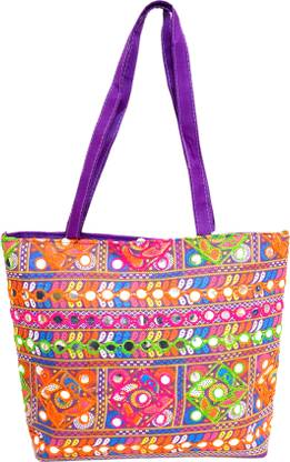 JODHPURI PURPLE AND GOLDEN POTLI COMBO BAG Waterproof Shoulder Bag