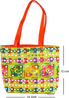 JODHPURI RED AND GOLDEN POTLI COMBO BAG Waterproof Shoulder Bag