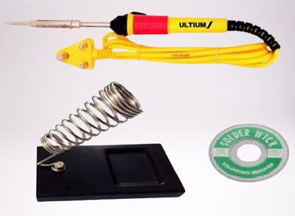 araMarket Basic Complete Pack of 3 Soldering Iron Set' 25 W Temperature Controlled