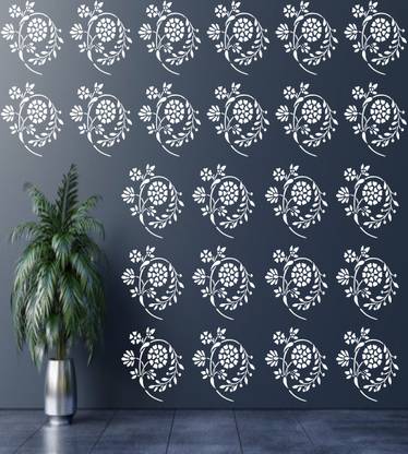 LKstencilprint butta LK2 Style Wall Design Stencil for Wall Painting for Home Wall Décor stencil pack of 1 (size 16*24 inch) diy reusable panting design Stencil