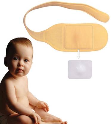 ZCAREPHARMA Umbilical Hernia Belt Baby Newborn Infant Tummy Wrap Belly Band Abdominal Navel Supporter