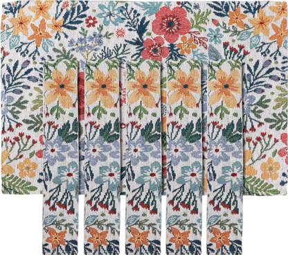 PRAKARTIK Rectangular Pack of 6 Table Placemat