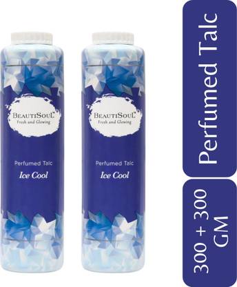 Beautisoul Ice Cool Perfumed Talc 300 + 300 gm |IFRA Certified Fragrance |