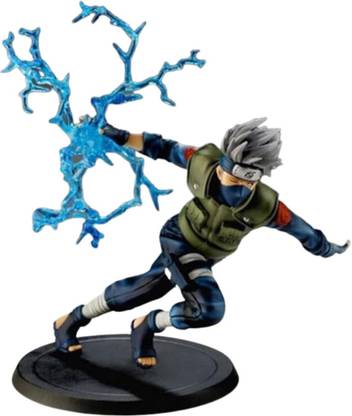 kawaii kart Naruto Shippuden Chidori Hatake Kakashi Action Figure | Size - 16 cm