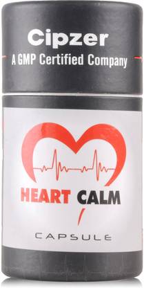 CIPZER Heart Calm Capsule | Ensures relief from heart stress-60 Capsules