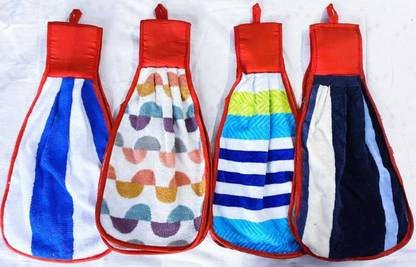 WAKE FRESH Cotton 300 GSM Hand Towel Set