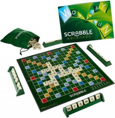 Toy Zoom Scrabble Board Game, Word, Letters Game, Multi Color Board Game Accessories