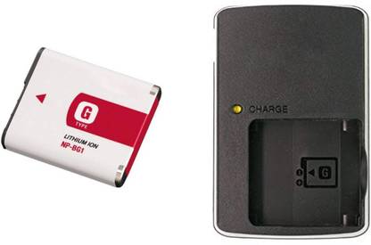 Onkliq Combo Kit of NP-BG1 Battery Capacity of 960mah With BC-CSG/BG1  Camera Battery Charger