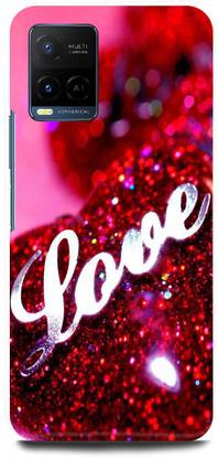 जुग्गा बैक कवर Vivo Y21T, V2135, LOVE, HEART, GLITTER, COUPLE, VALENTINE के लिए