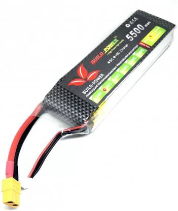 SunRobotics Li-Po Battery 11.1V 30C 5500mAh Build Power Batteries Best for RC Drone & Car Electronic Components Electronic Hobby Kit